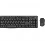 Logitech MK295 Tylus belaidis klaviatūros ir pelės rinkinys, USB, QWERTZ vokiškas išdėstymas, grafitas
