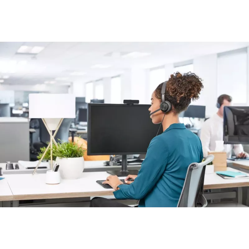 LOGITECH Zone Wired USB-C / USB-A ausinės, sertifikuotos Microsoft Teams, juodos