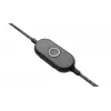 LOGITECH Zone Wired USB-C / USB-A ausinės, sertifikuotos Microsoft Teams, juodos