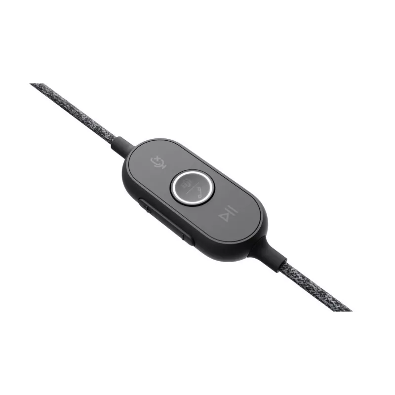 LOGITECH Zone Wired USB-C / USB-A ausinės, sertifikuotos Microsoft Teams, juodos