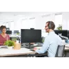 LOGITECH Zone Wired USB-C / USB-A ausinės, sertifikuotos Microsoft Teams, juodos
