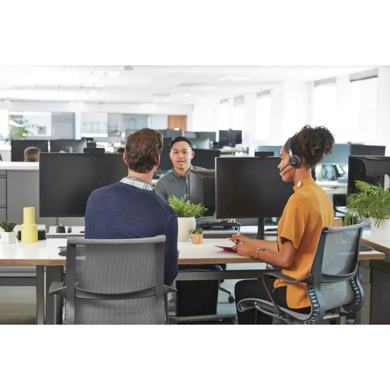 LOGITECH Zone Wired USB-C / USB-A ausinės, sertifikuotos Microsoft Teams, juodos