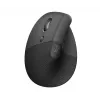 LOGITECH Wireless Mouse Lift For Business kairiarankiams Graphite/juoda