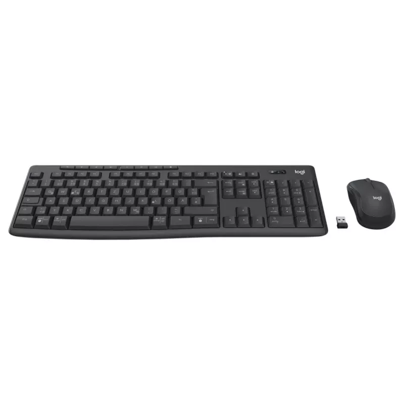 LOGITECH MK370 Komplektas Verslui Graphite QWERTZ Vokiškas