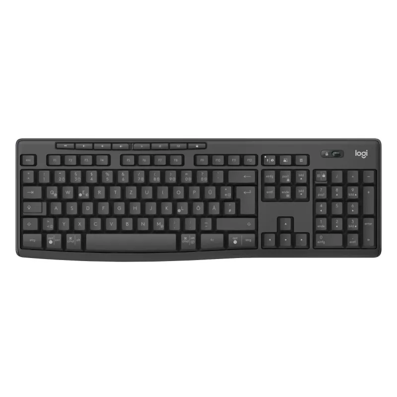 LOGITECH MK370 Komplektas Verslui Graphite QWERTZ Vokiškas