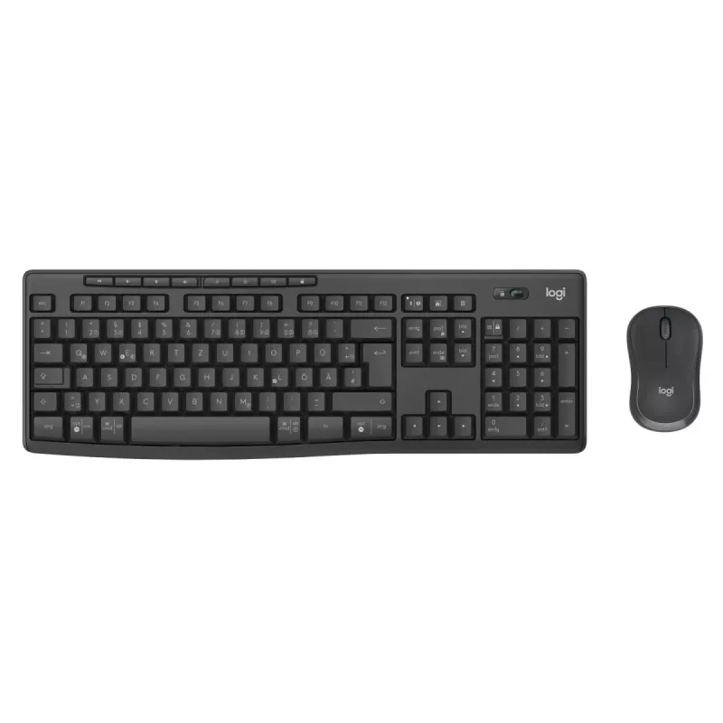 LOGITECH MK370 Komplektas Verslui Graphite QWERTZ Vokiškas