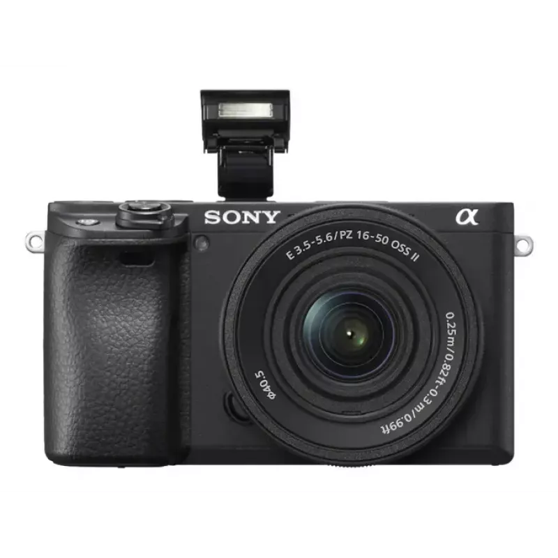 Veidrodinis fotoaparatas Sony α ILCE-6400AK 24,2 MP 4K Ultra HD juodas