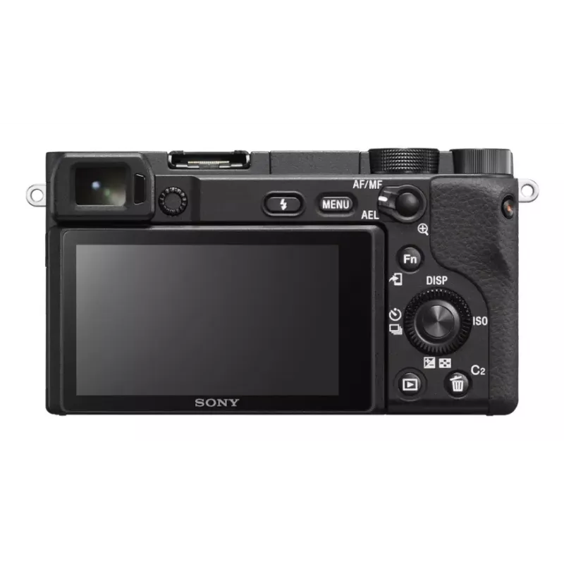 Veidrodinis fotoaparatas Sony α ILCE-6400AK 24,2 MP 4K Ultra HD juodas