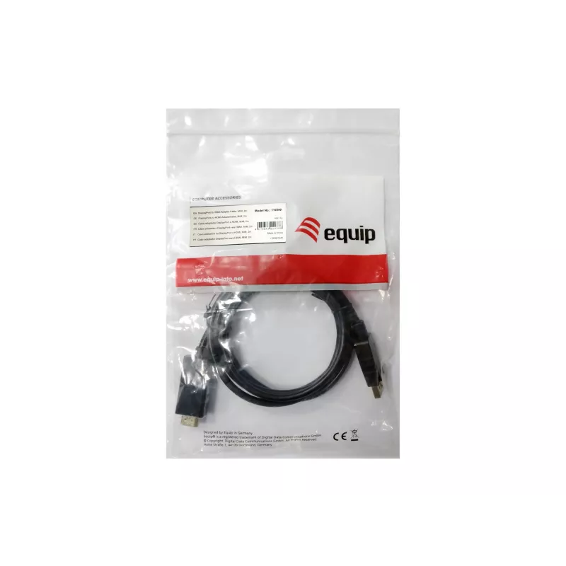 Equip DisplayPort į HDMI adapterio laidas, 3 m
