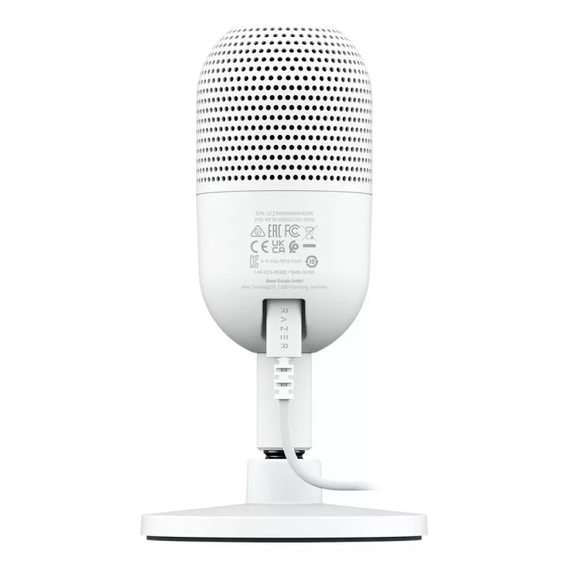 Razer Seiren V3 Mini stalinis mikrofonas baltas