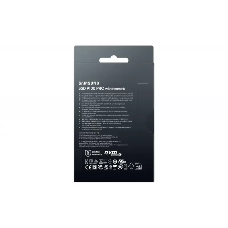 Samsung 9100 PRO su aušintuvu PCIe® 5.0 NVMe™ M.2 SSD - 1 TB