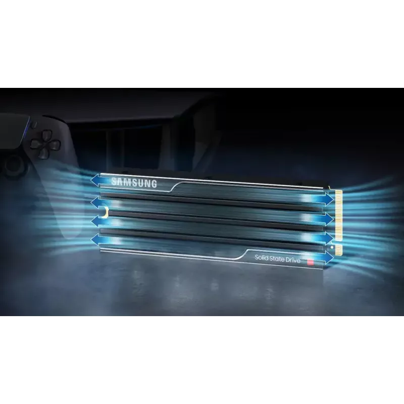 Samsung 9100 PRO su aušintuvu PCIe® 5.0 NVMe™ M.2 SSD - 1 TB