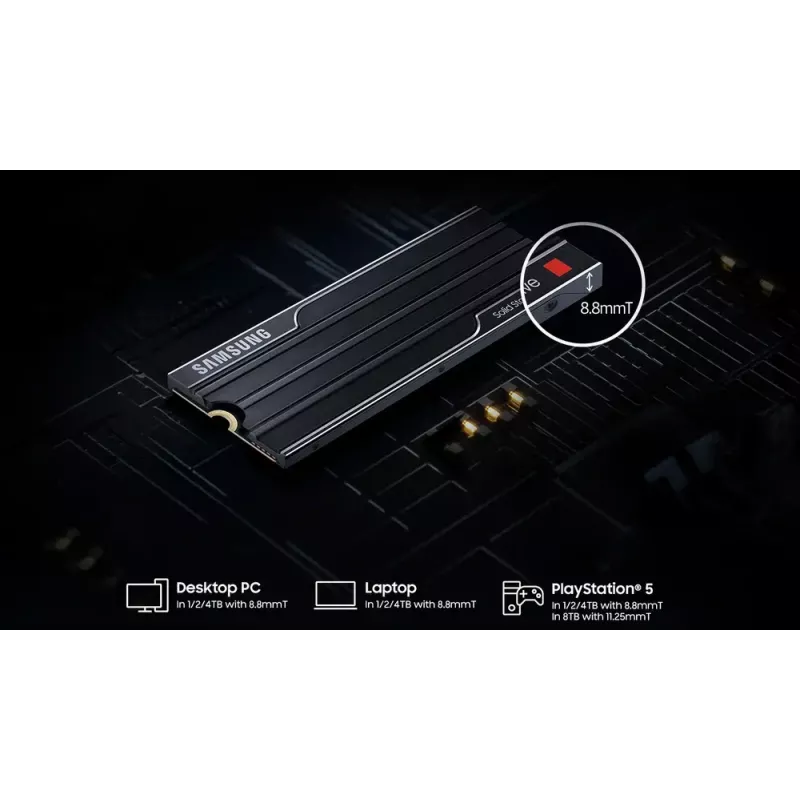 Samsung 9100 PRO su aušintuvu PCIe® 5.0 NVMe™ M.2 SSD - 1 TB