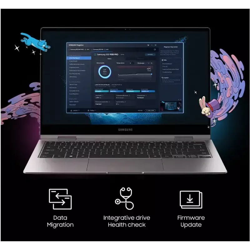 Samsung 9100 PRO su aušintuvu PCIe® 5.0 NVMe™ M.2 SSD - 1 TB