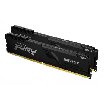 Kingston Technology FURY Beast 32GB 3600MT/s DDR4 CL18 atminties rinkinys (2 moduliai) juoda