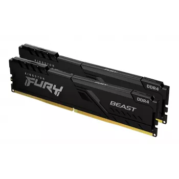 Kingston Technology FURY Beast 32GB (2x16GB) DDR4 3200MT/s CL16 juoda
