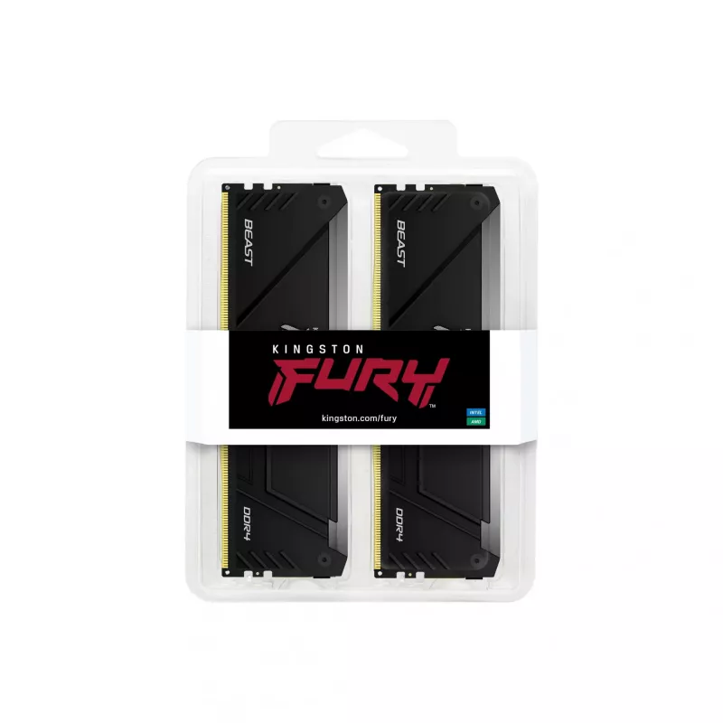 Kingston Technology FURY Beast 32GB 3600MT/s DDR4 CL18 DIMM (2 vnt. rinkinys) RGB