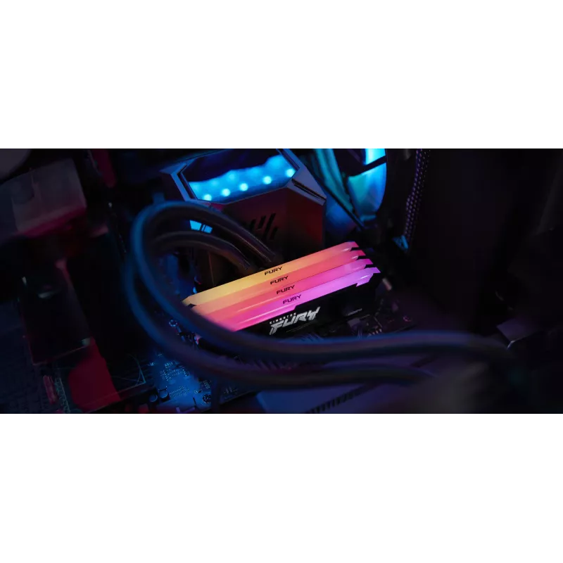 Kingston Technology FURY Beast 32GB 3600MT/s DDR4 CL18 DIMM (2 vnt. rinkinys) RGB