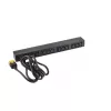 APC NetShelter Basic Rack PDU, 1U, 1 fazė, 3,7 kW 230 V 16 A arba 3,3 kW 208 V 16 A, 12× C13 lizdų, C20 laidas