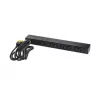 APC NetShelter Basic Rack PDU, 1U, 1 fazė, 3,7 kW 230 V 16 A arba 3,3 kW 208 V 16 A, 12× C13 lizdų, C20 laidas