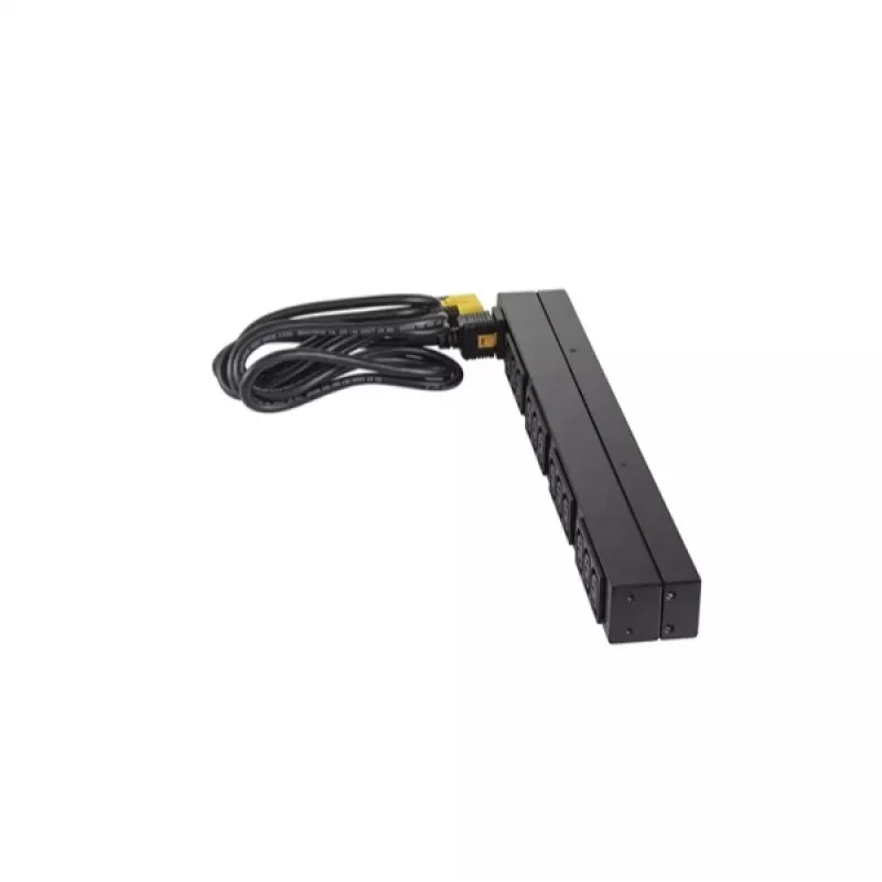 APC NetShelter Basic Rack PDU, 1U, 1 fazė, 3,7 kW 230 V 16 A arba 3,3 kW 208 V 16 A, 12× C13 lizdų, C20 laidas