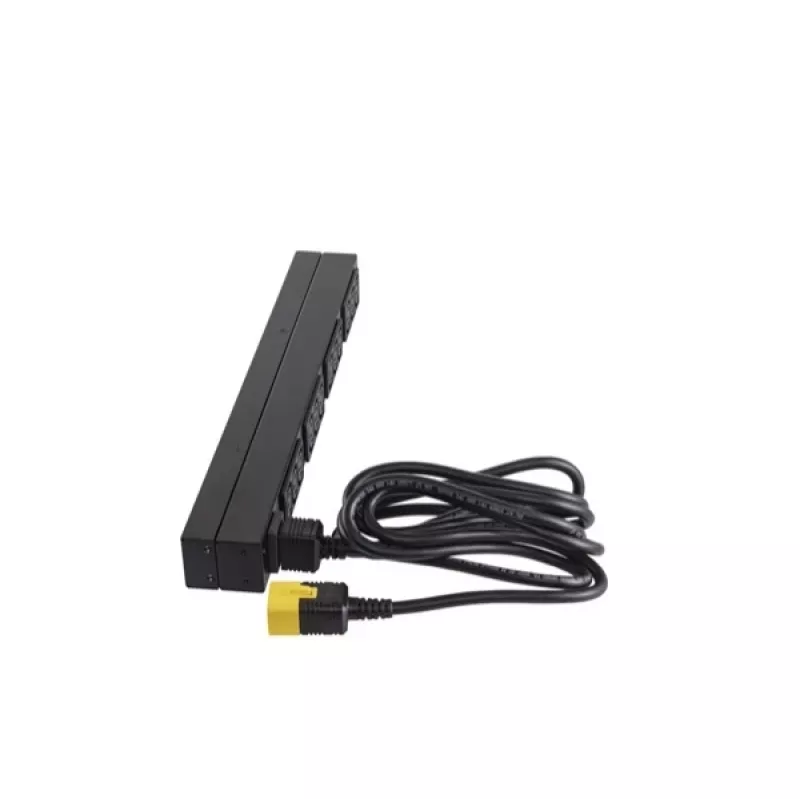 APC NetShelter Basic Rack PDU, 1U, 1 fazė, 3,7 kW 230 V 16 A arba 3,3 kW 208 V 16 A, 12× C13 lizdų, C20 laidas