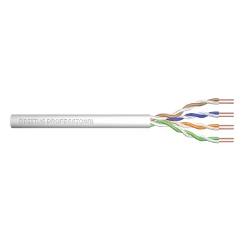 DIGITUS Ethernet kabelis - Cat 5e - U/UTP - AWG 24/1 - 305m - Pilkas
