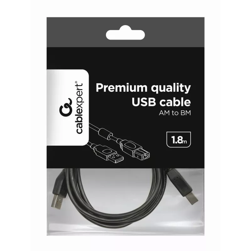 Gembird Premium USB A kištukas į B kištuką laidas - 2m