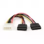 GEMBIRD maitinimo kabelis 15cm 2xSATA / Pristatymas urmu (cc-sata-psy)