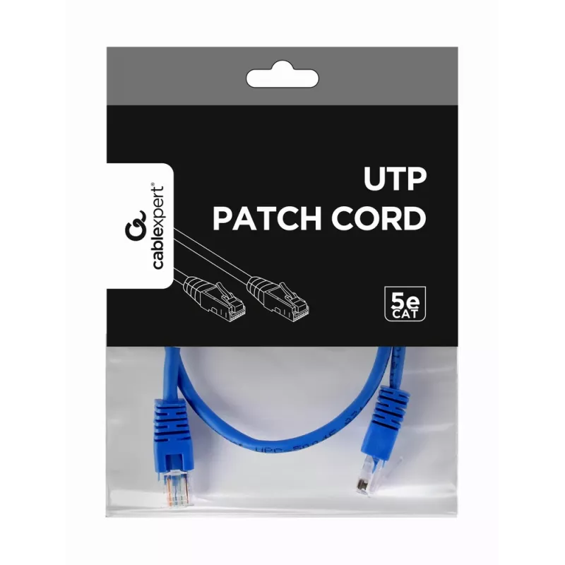 Gembird Patch Cable Cat5e UTP 50cm Mėlyna