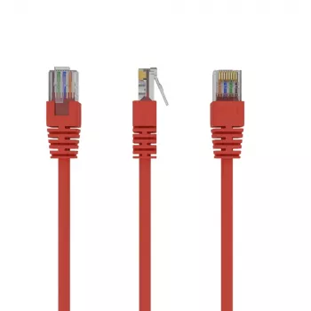 Gembird PP12-1M/R Ryšio laidas – Cat5e – UTP – 1m – Raudonas