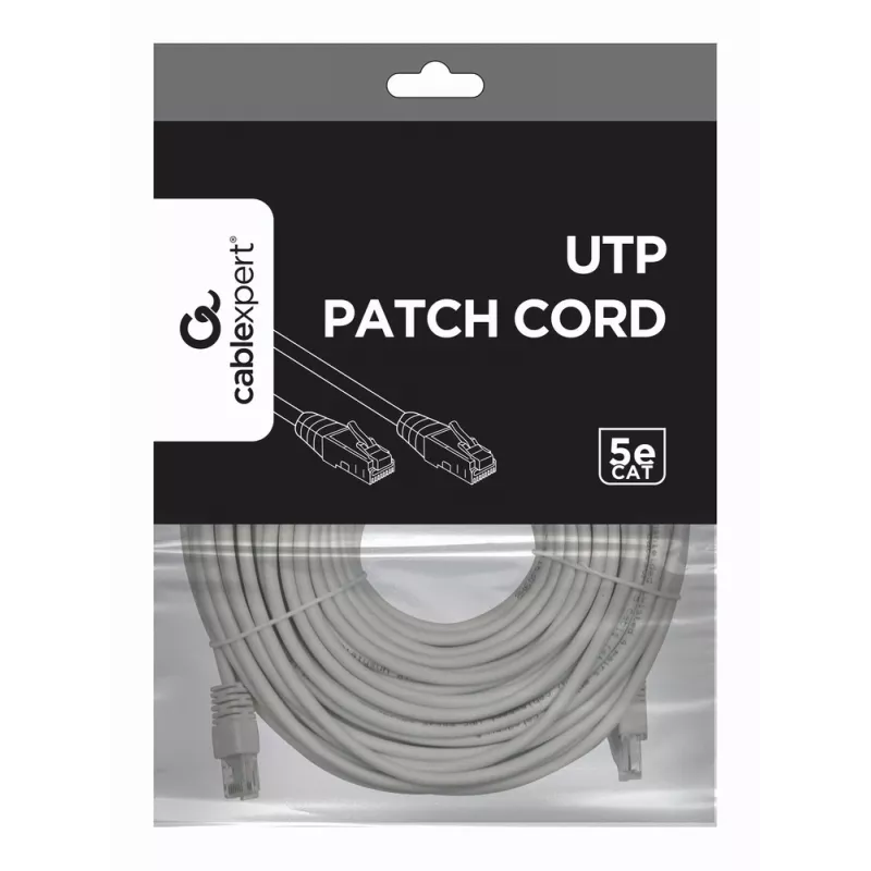 Gembird PP12-30M jungiamasis laidas – Cat5e – UTP – 30 m – pilka