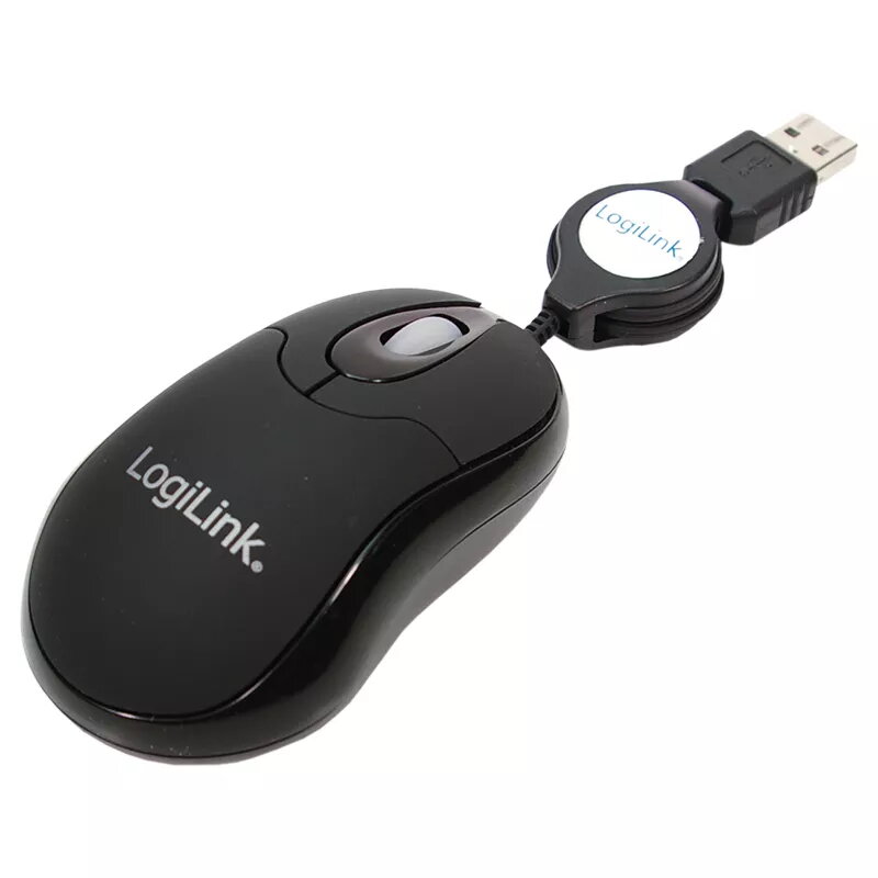 Pelė LogiLink ID0016 USB Type-A optinė, ambidekstrinė