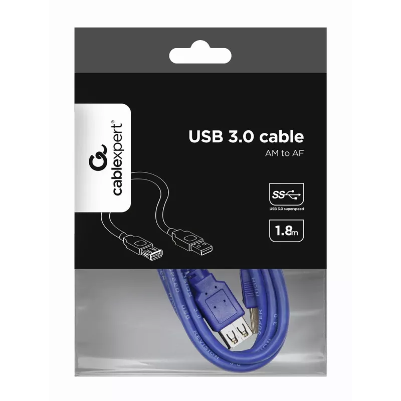 GEMBIRD USB 3.0 ilginamasis kabelis 2,0 m