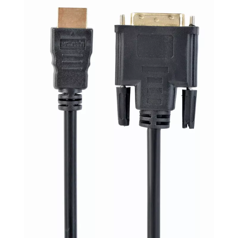 Gembird HDMI į DVI laidas, vyriški kištukai, 2.0 m, auksuoti kontaktai, pakuotė