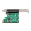 DIGITUS lygiagretusis I/O, 1 prievadas, PCI-E papildymo kortelė 1x DB25 moteriška