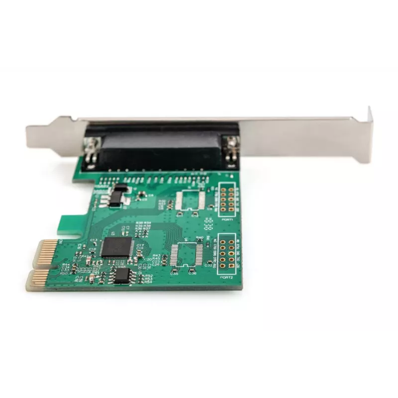 DIGITUS lygiagretusis I/O, 1 prievadas, PCI-E papildymo kortelė 1x DB25 moteriška