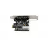 DIGITUS IEEE 1394b (FireWire 800) PCIe kortelė, 3 prievadai (2 išoriniai + 1 vidinis 9 kontaktų)