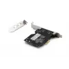 DIGITUS IEEE 1394b (FireWire 800) PCIe kortelė, 3 prievadai (2 išoriniai + 1 vidinis 9 kontaktų)