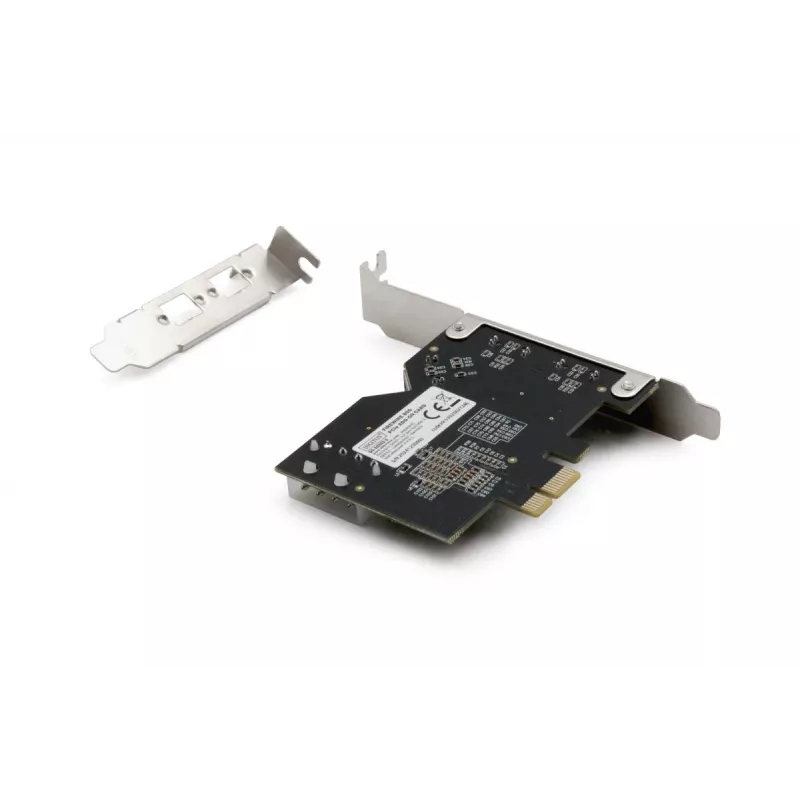 DIGITUS IEEE 1394b (FireWire 800) PCIe kortelė, 3 prievadai (2 išoriniai + 1 vidinis 9 kontaktų)