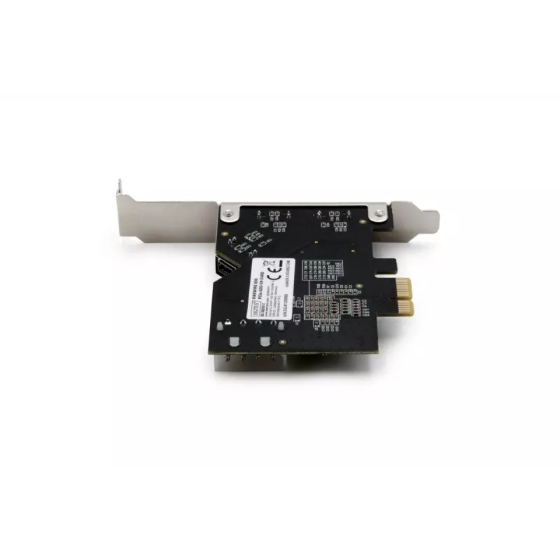 DIGITUS IEEE 1394b (FireWire 800) PCIe kortelė, 3 prievadai (2 išoriniai + 1 vidinis 9 kontaktų)