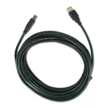 USB kabelis, Gembird 4.5m USB 2.0 A/B M, juodas, vyriškas/vyriškas