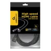 GEMBIRD Didelės spartos HDMI laidas su Ethernet, 90 laipsnių kampu į viršų, 3 m