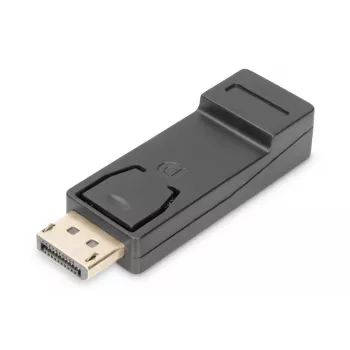 DIGITUS ASSMANN DisplayPort adapteris, DP - HDMI tipas A M/F, su fiksavimu, CE juodas
