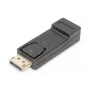 DIGITUS ASSMANN DisplayPort adapteris, DP - HDMI tipas A M/F, su fiksavimu, CE juodas
