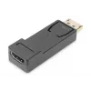 DIGITUS ASSMANN DisplayPort adapteris, DP - HDMI tipas A M/F, su fiksavimu, CE juodas