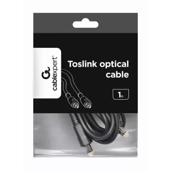 Toslink garso kabelis Gembird CC-OPT-1M juodas 1 m