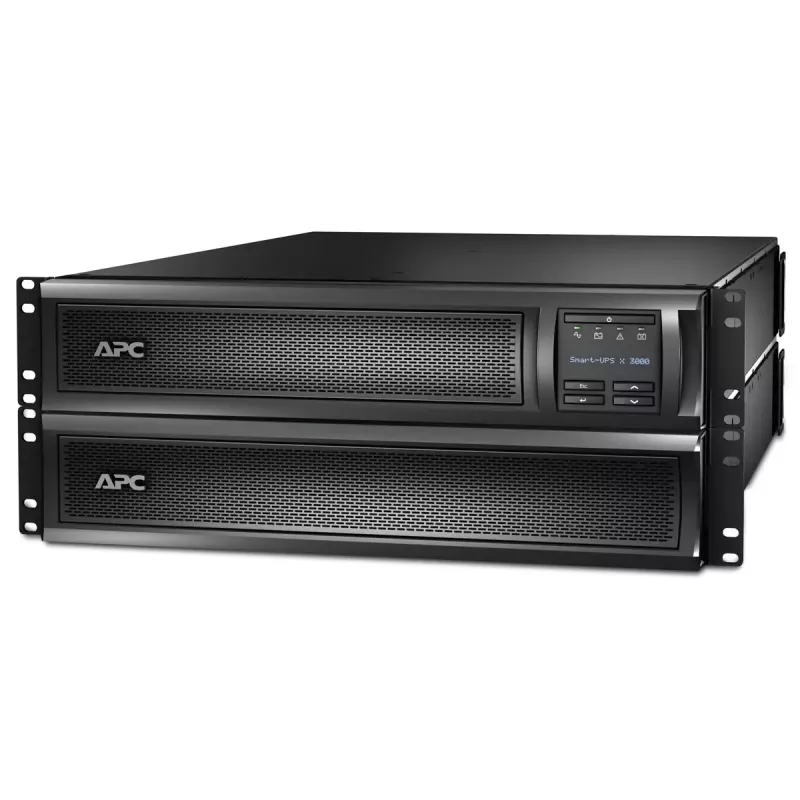 APC Smart-UPS X SMX3000RMHV2UNC - 3000VA, 8x C13, 1x C19 lizdas, USB, praplečiamas veikimo laikas, NMC