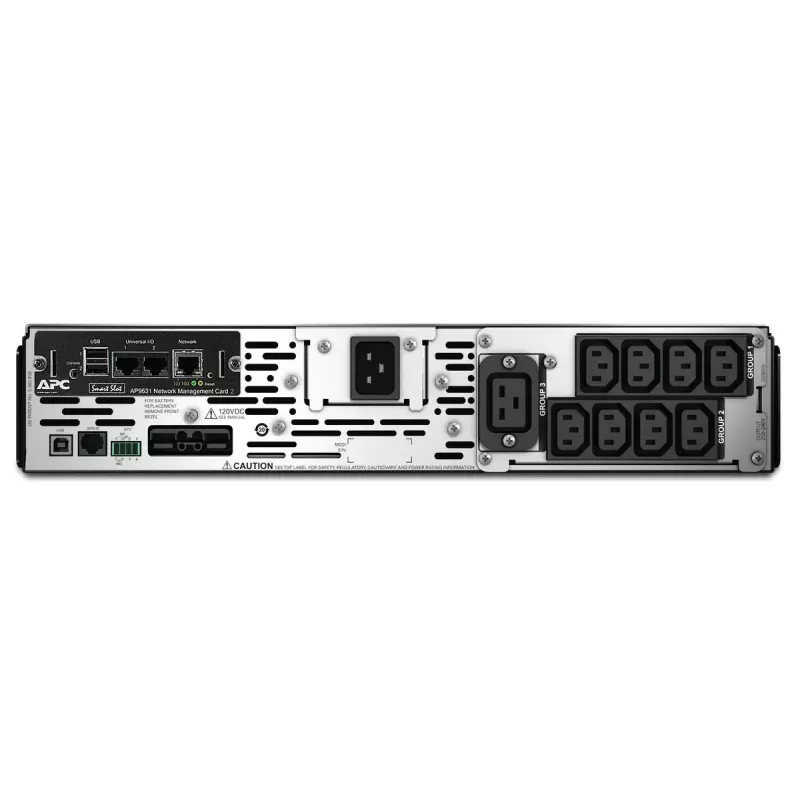 APC Smart-UPS X SMX3000RMHV2UNC - 3000VA, 8x C13, 1x C19 lizdas, USB, praplečiamas veikimo laikas, NMC