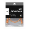 Gembird Patch Laidas - Cat 5e - UTP - 50 cm - Oranžinis